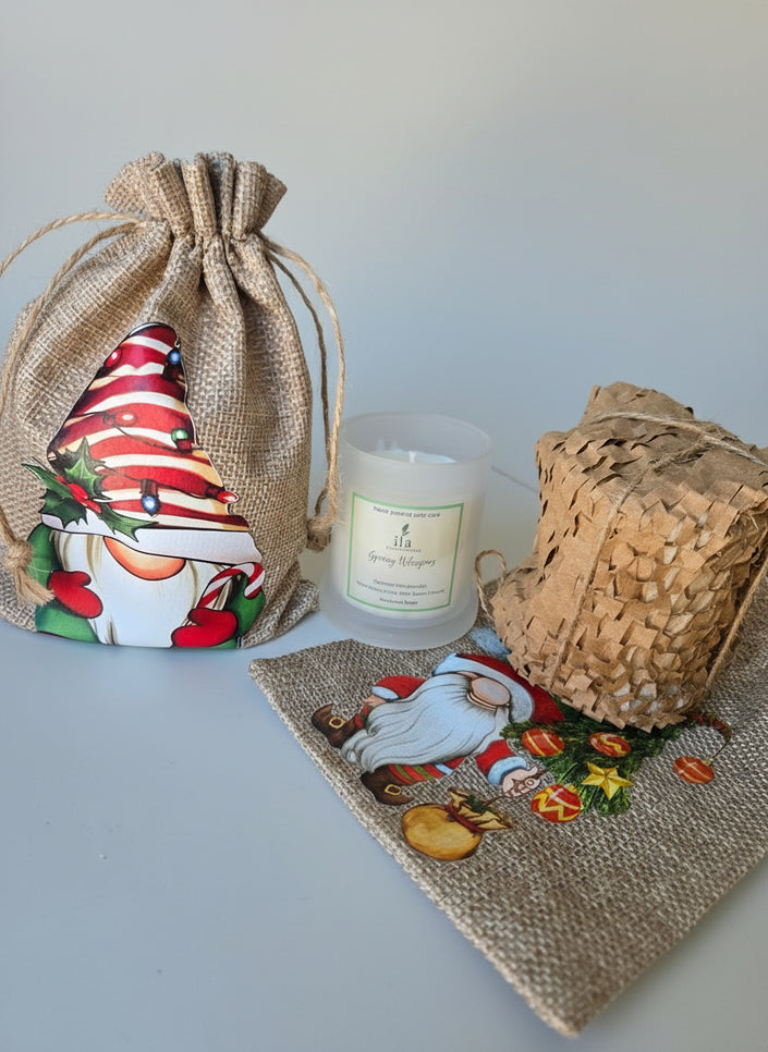 Gift - Christmas theme - small candle