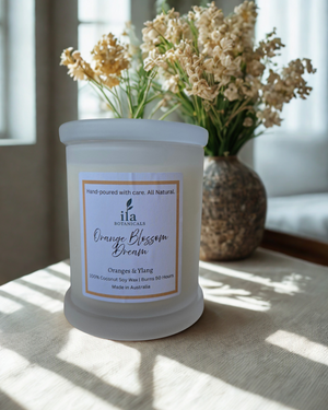 Natural Fragrance Candle - Orange and Ylang Ylang