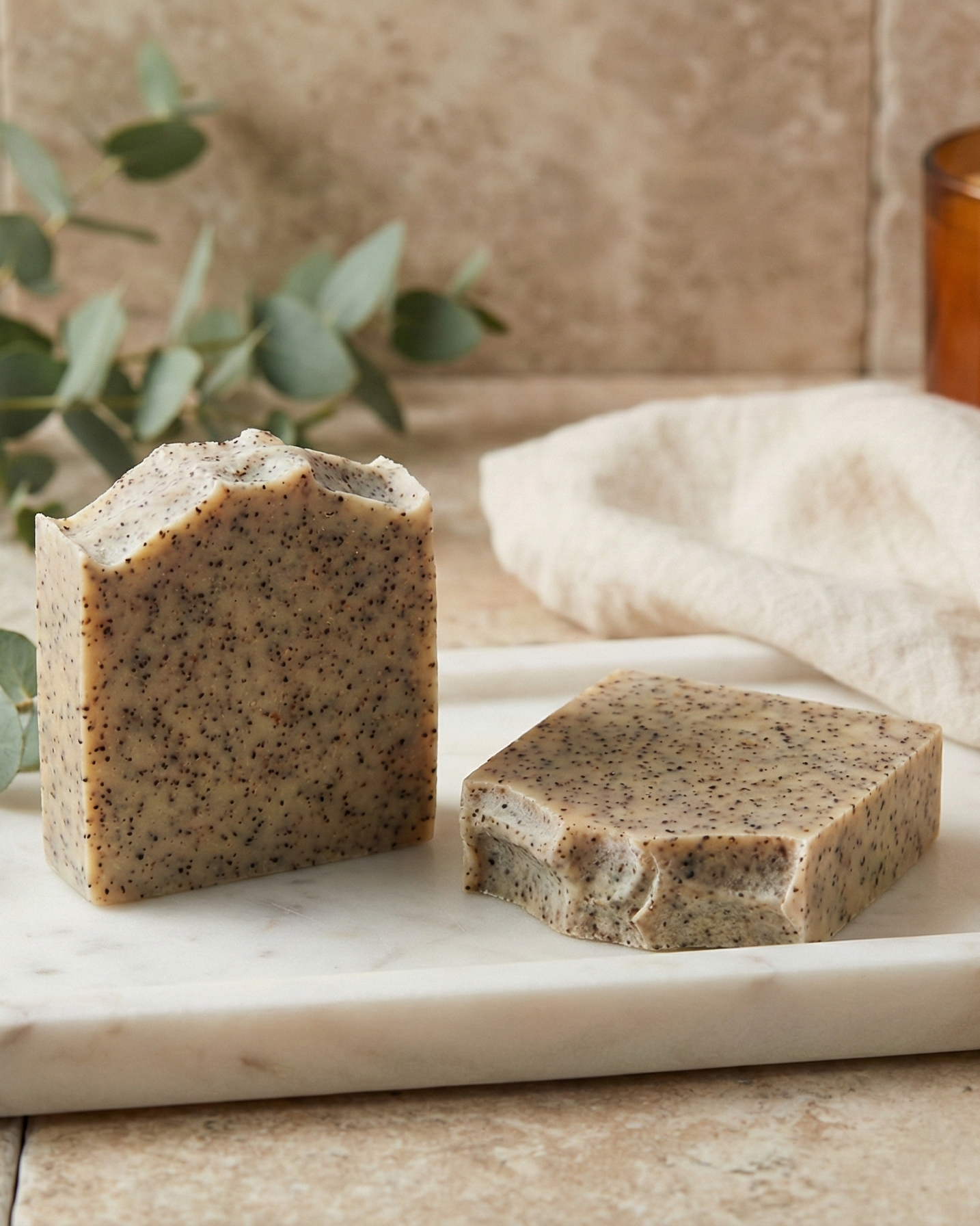 Triple Oil Bar Soap - Exfoliating Coffee