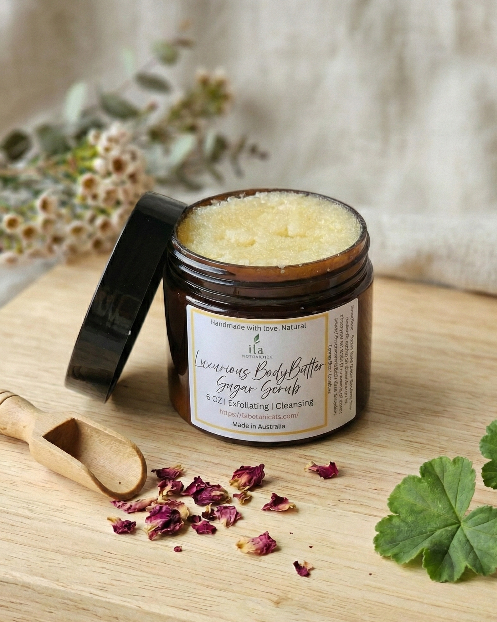 Luxurious Body Butter Sugar Scrub ( 6 oz )