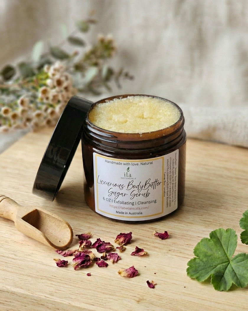 Luxurious Body Butter Sugar Scrub ( 6 oz )