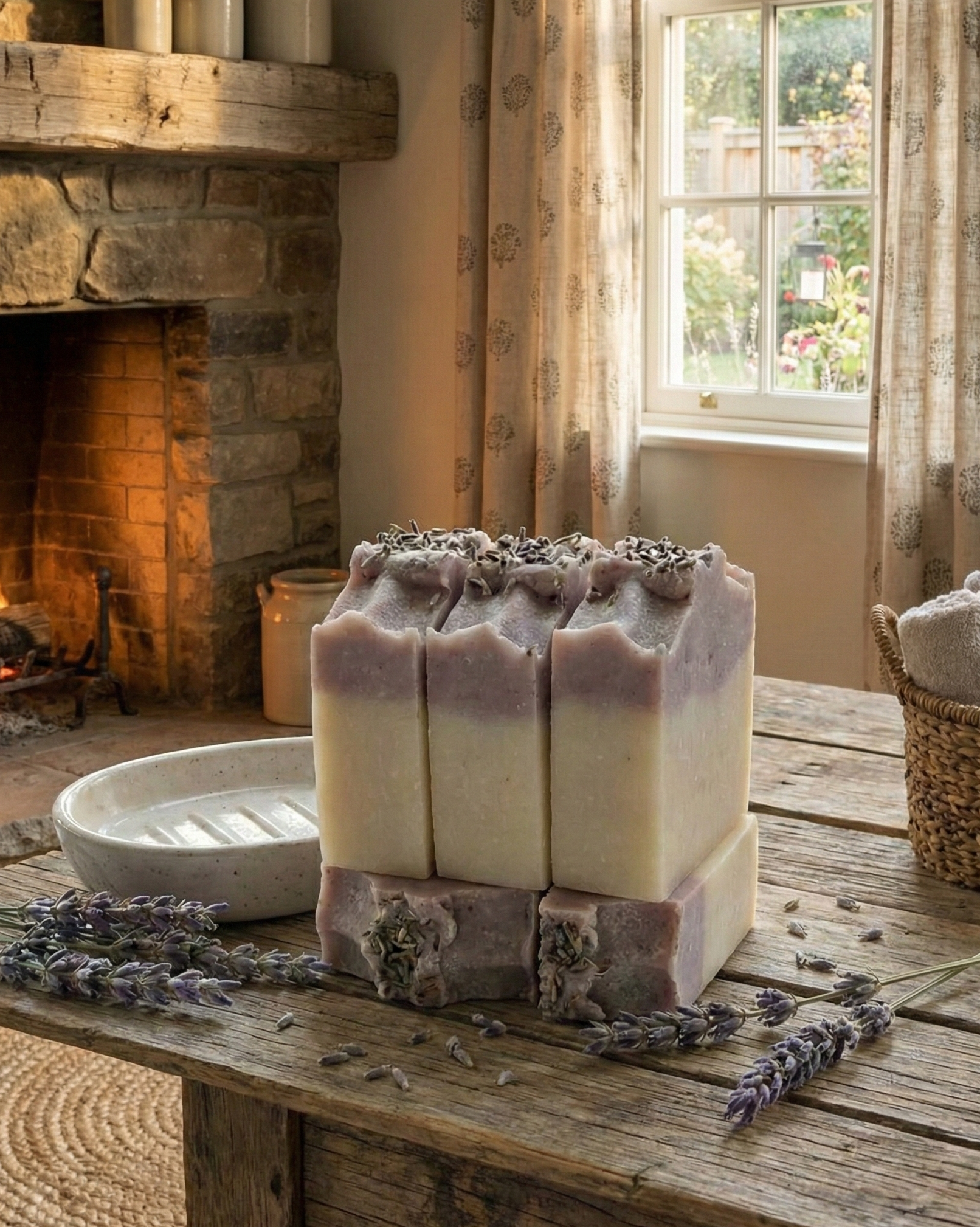 Triple Oil Bar Soap - Lavender