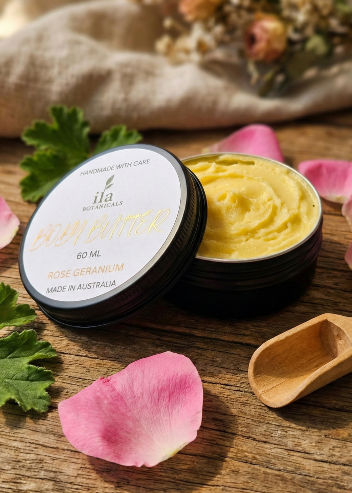 Body Butter ( Rose Geranium ) 60 ML