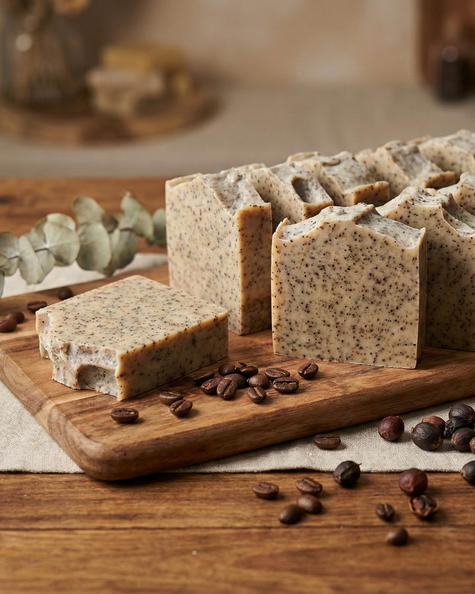 Triple Oil Bar Soap - Exfoliating Coffee