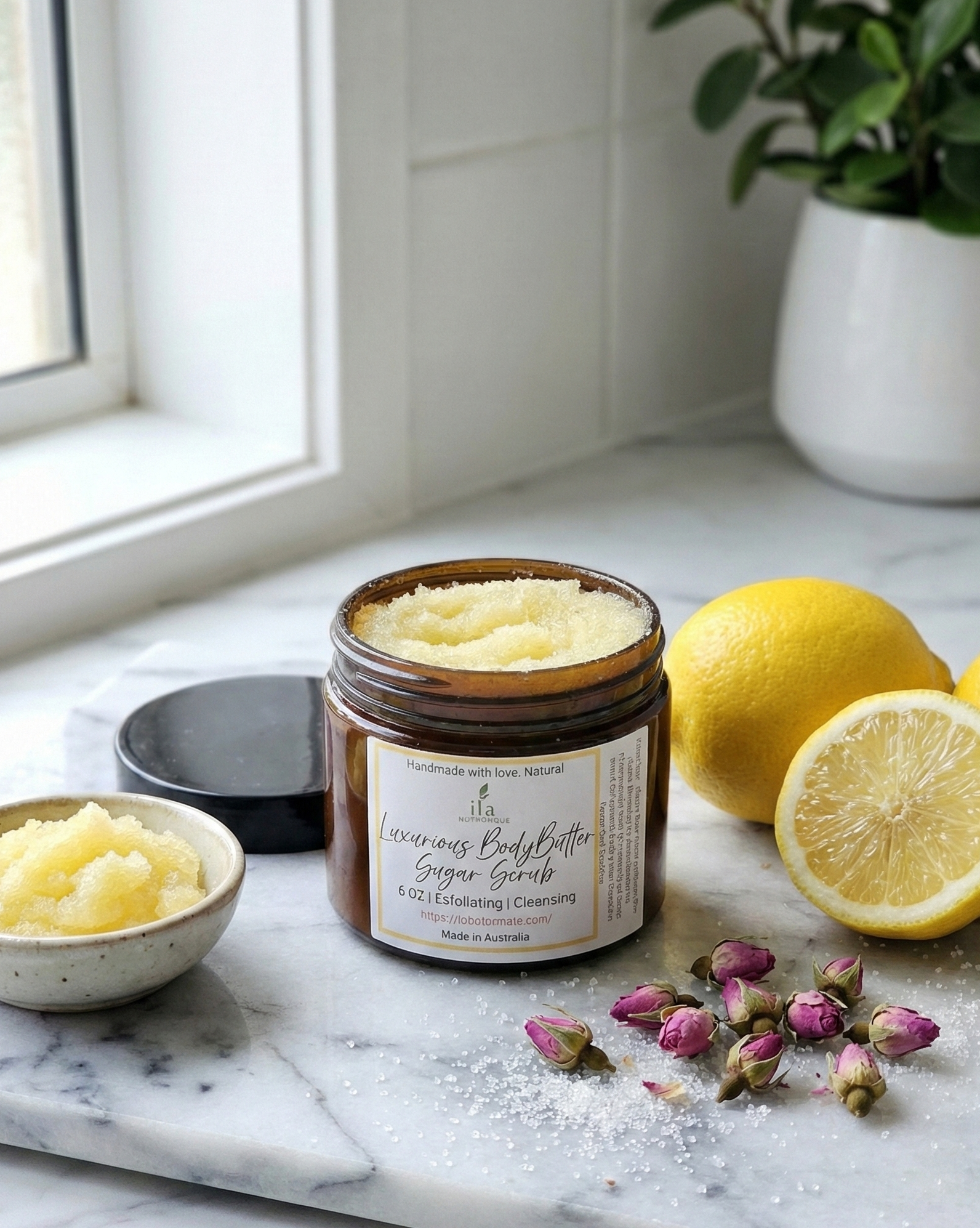 Luxurious Body Butter Sugar Scrub ( 6 oz )