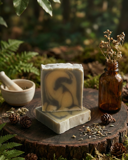 Triple Oil Bar Soap - Lemon Charcoal