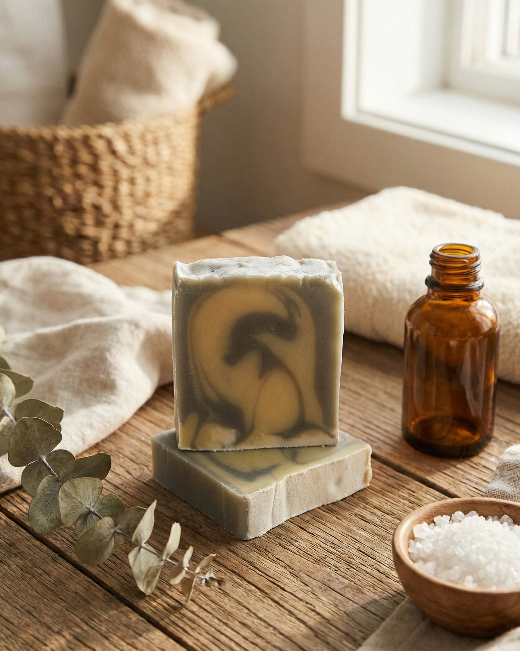 Triple Oil Bar Soap - Lemon Charcoal