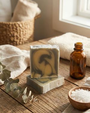 Triple Oil Bar Soap - Lemon Charcoal