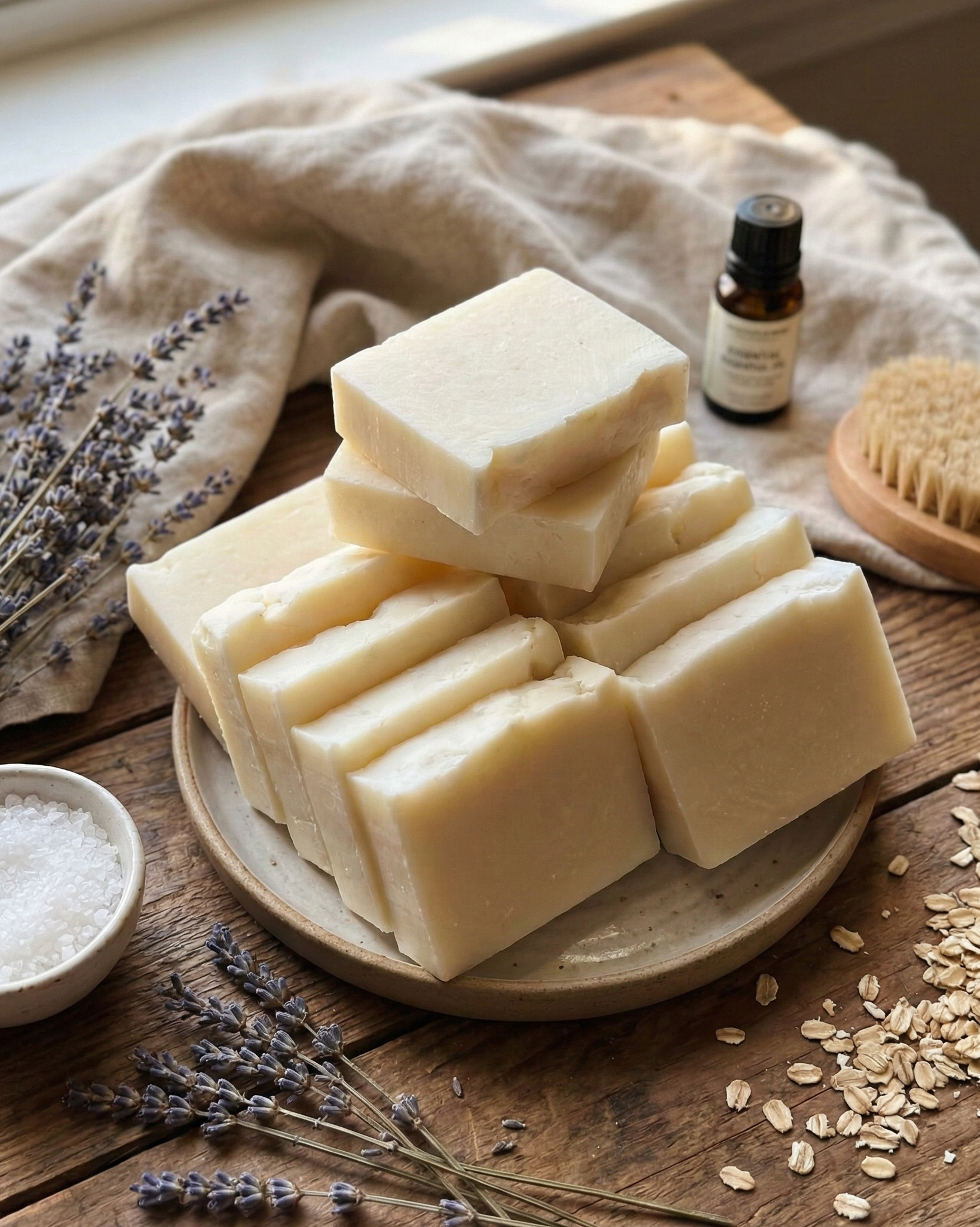 Triple Oil Bar Soap - Lemon grass and Sage