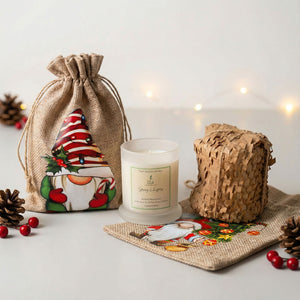 Gift - Christmas theme - small candle