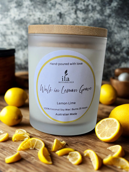Natural Fragrance Candle - Lemon Lime