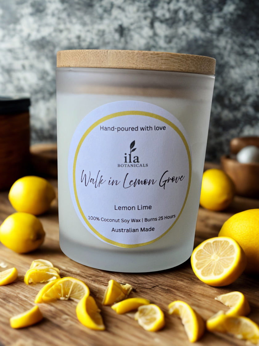 Natural Fragrance Candle - Lemon Lime