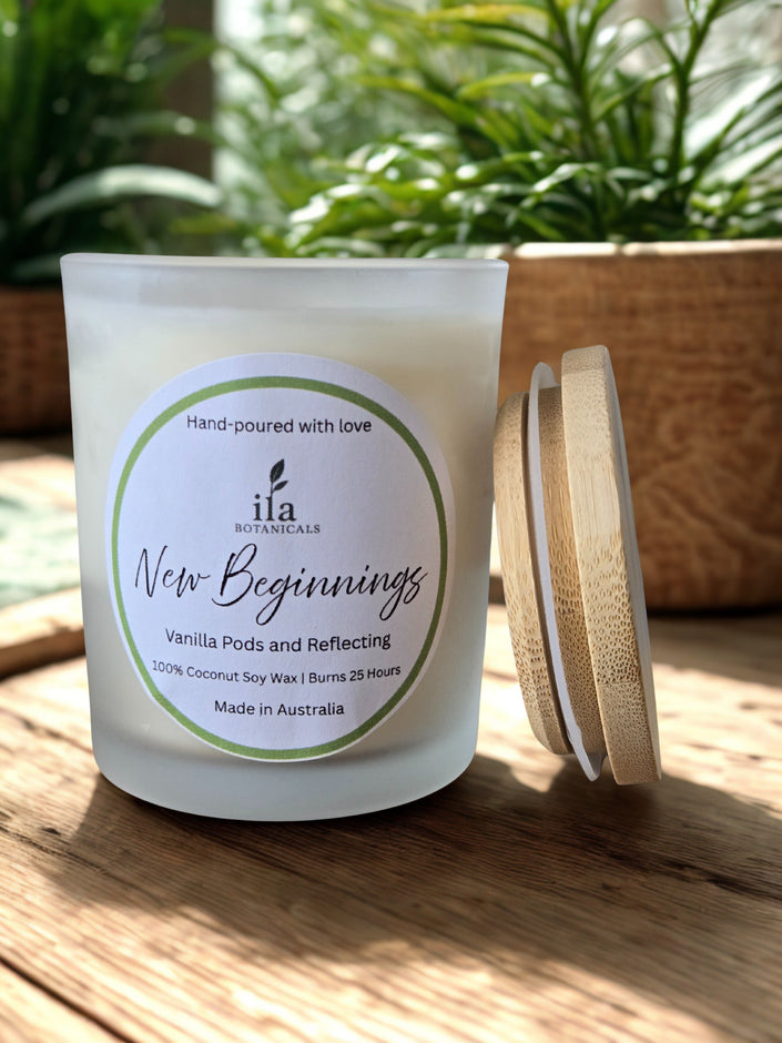 Natural Fragrance Candle - New Beginnings