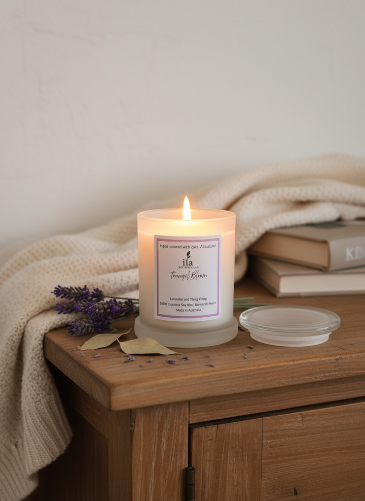 Candle in Indoor Setting