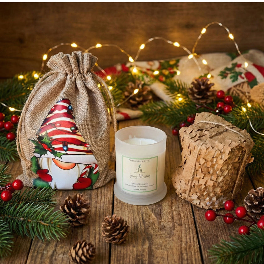 Gift - Christmas theme - small candle